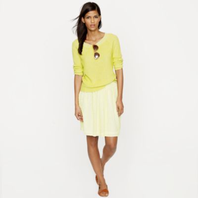 Citron sequin mini