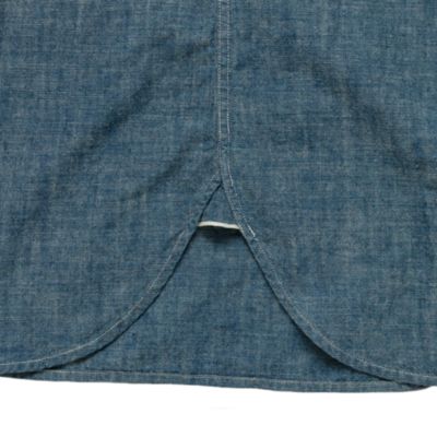 Selvedge chambray utility shirt