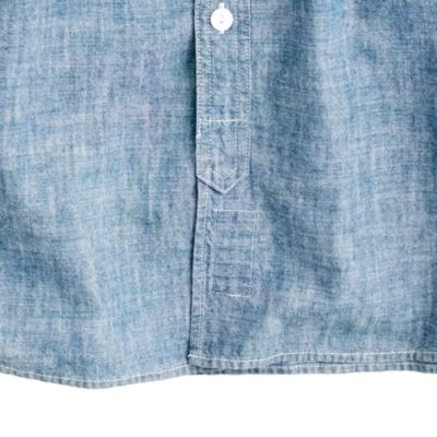 Selvedge chambray utility shirt