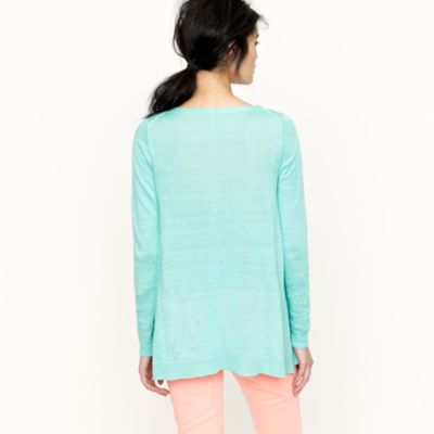 Linen swing sweater