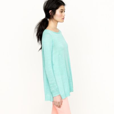 Linen swing sweater
