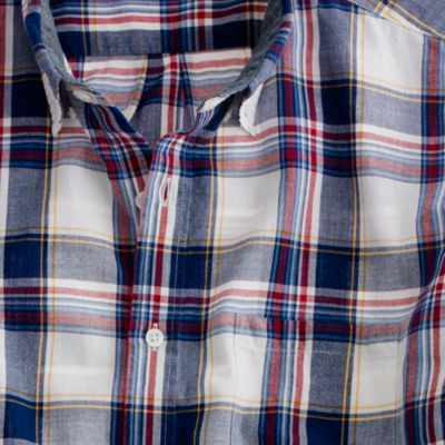 Indian cotton shirt in Kendrick plaid