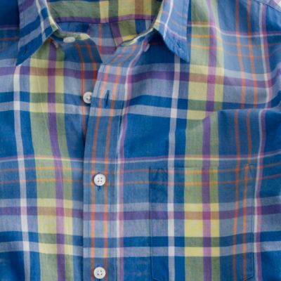 Indian cotton shirt in Shepley plaid