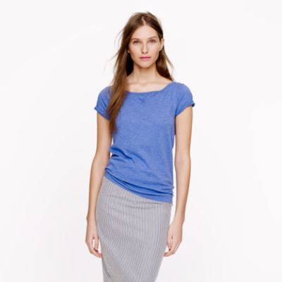 Vintage cotton cap-sleeve tee