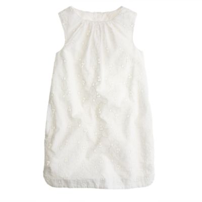 Girls' eyelet dress