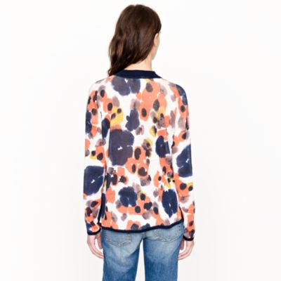 Printed linen tunic