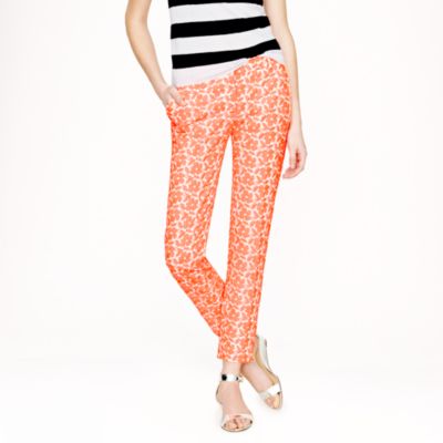 Collection caf&eacute; capri in embroidered neon floral