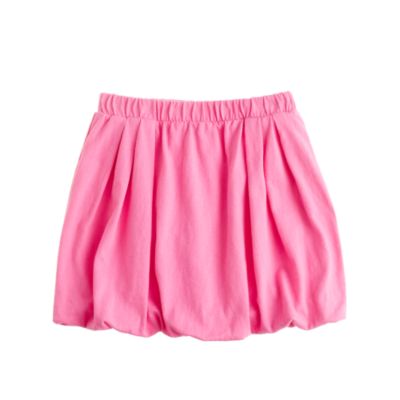 Girls' knit bubble skirt
