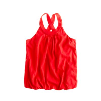 Girls' blouson tank