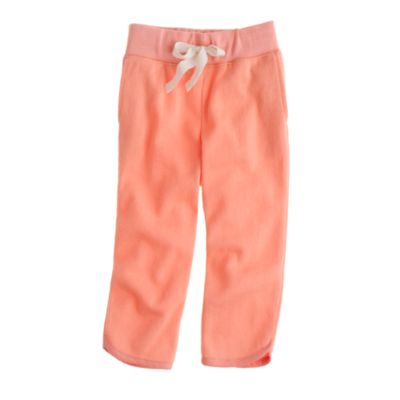 Girls' wafer terry clam digger