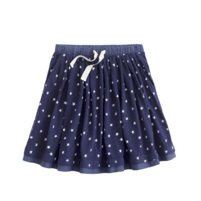 Girls' playdate skirt in shooting stars