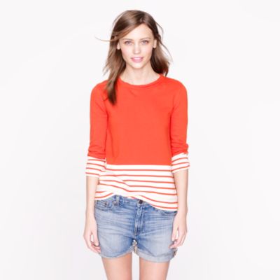 Fleece nautical colorblock popover