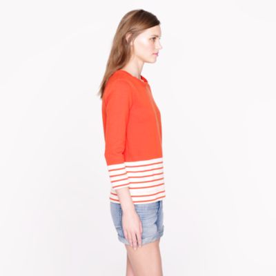 Fleece nautical colorblock popover