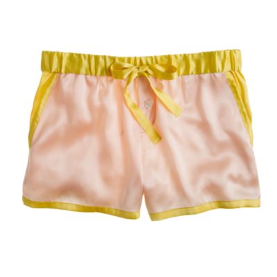 Silk contrast short