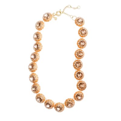 Crystal cupcake necklace