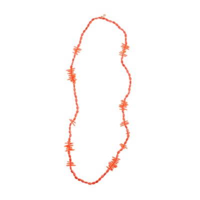 Coral branch necklace