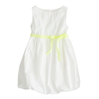 Girls' belted bubble dress