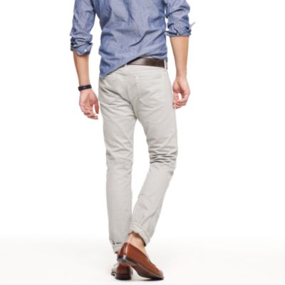 484 jean in light grey garment dye