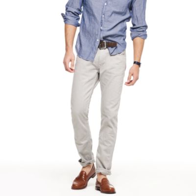 484 jean in light grey garment dye