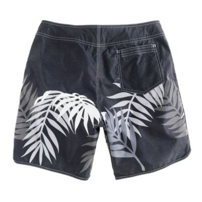 Quiksilver&reg; for J.Crew scallop board short in bamboo print