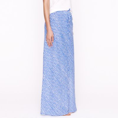 Arrowhead ikat maxiskirt