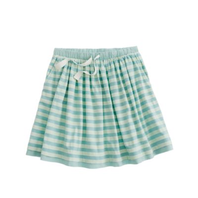 Girls' playdate skirt in sherbet stripe