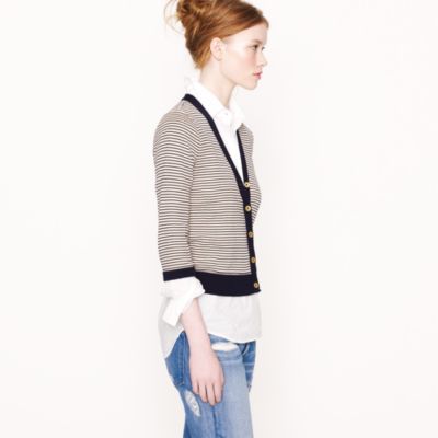 Perfect-fit stripe cardigan