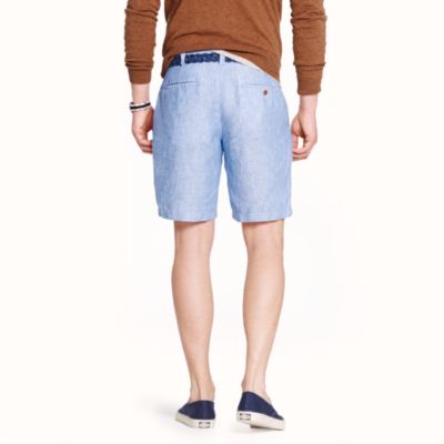 9" Stanton short in Irish linen