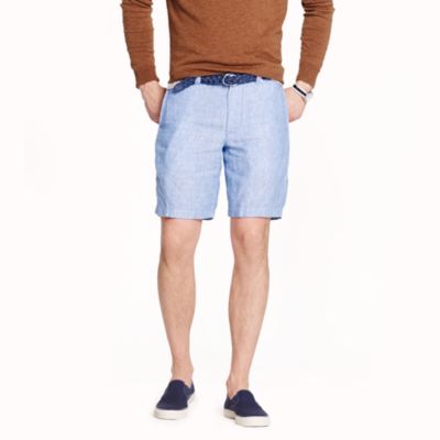 9" Stanton short in Irish linen