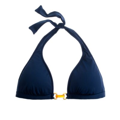 Luxe amber bar halter top