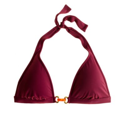 Luxe amber bar halter top