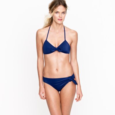 Tie-front halter top