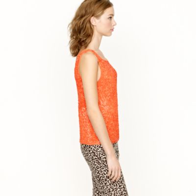 Collection persimmon sequin tank
