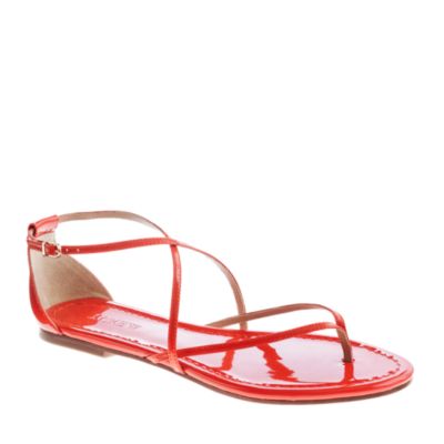 Audra patent sandals