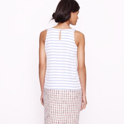 Stripe silk cami