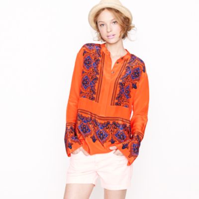 Silk dervish paisley tunic