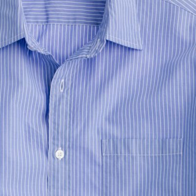 Secret Wash shirt in reverse Bengal stripe