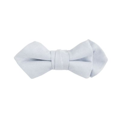 Boys' blue oxford bow tie