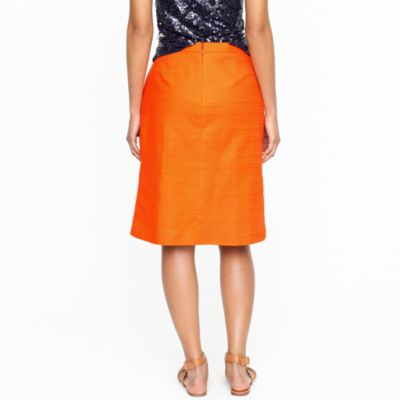 Front pleat skirt