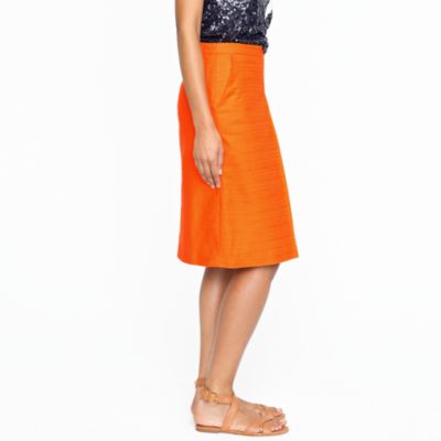 Front pleat skirt