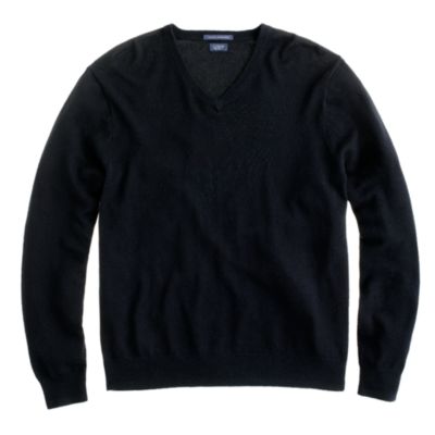 Tall cashmere V-neck sweater