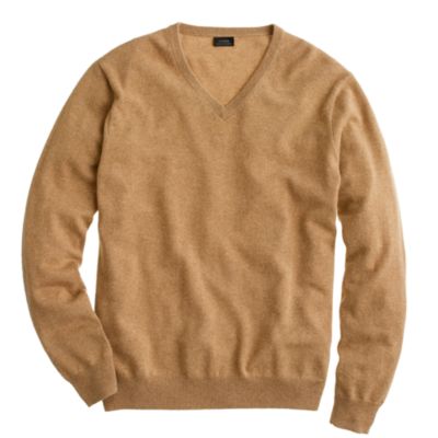 Tall cashmere V-neck sweater