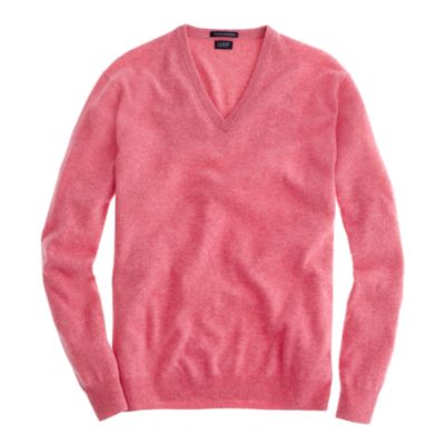 Tall cashmere V-neck sweater