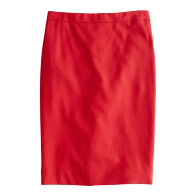 Petite pencil skirt in Super 120s
