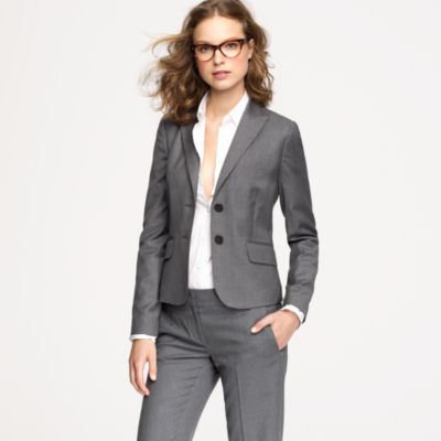 Two-button jacket in Super 120s
