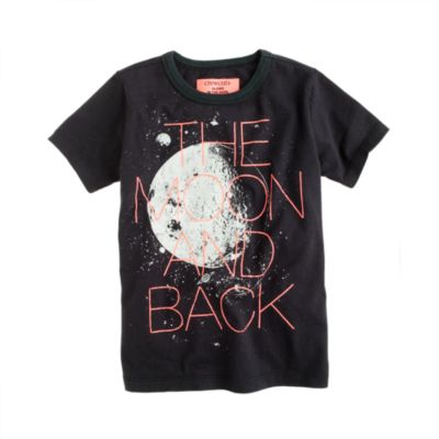 Boys' glow-in-the-dark moon tee