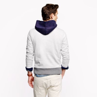 Wallace & Barnes contrast hoodie