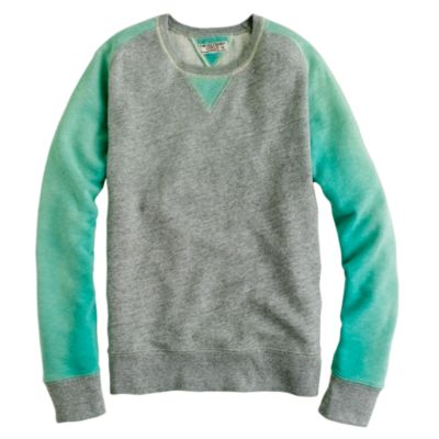 Wallace & Barnes colorblock raglan sweatshirt