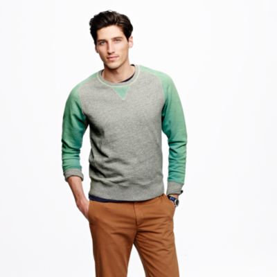 Wallace & Barnes colorblock raglan sweatshirt