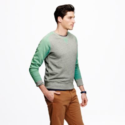 Wallace &amp; Barnes colorblock raglan sweatshirt